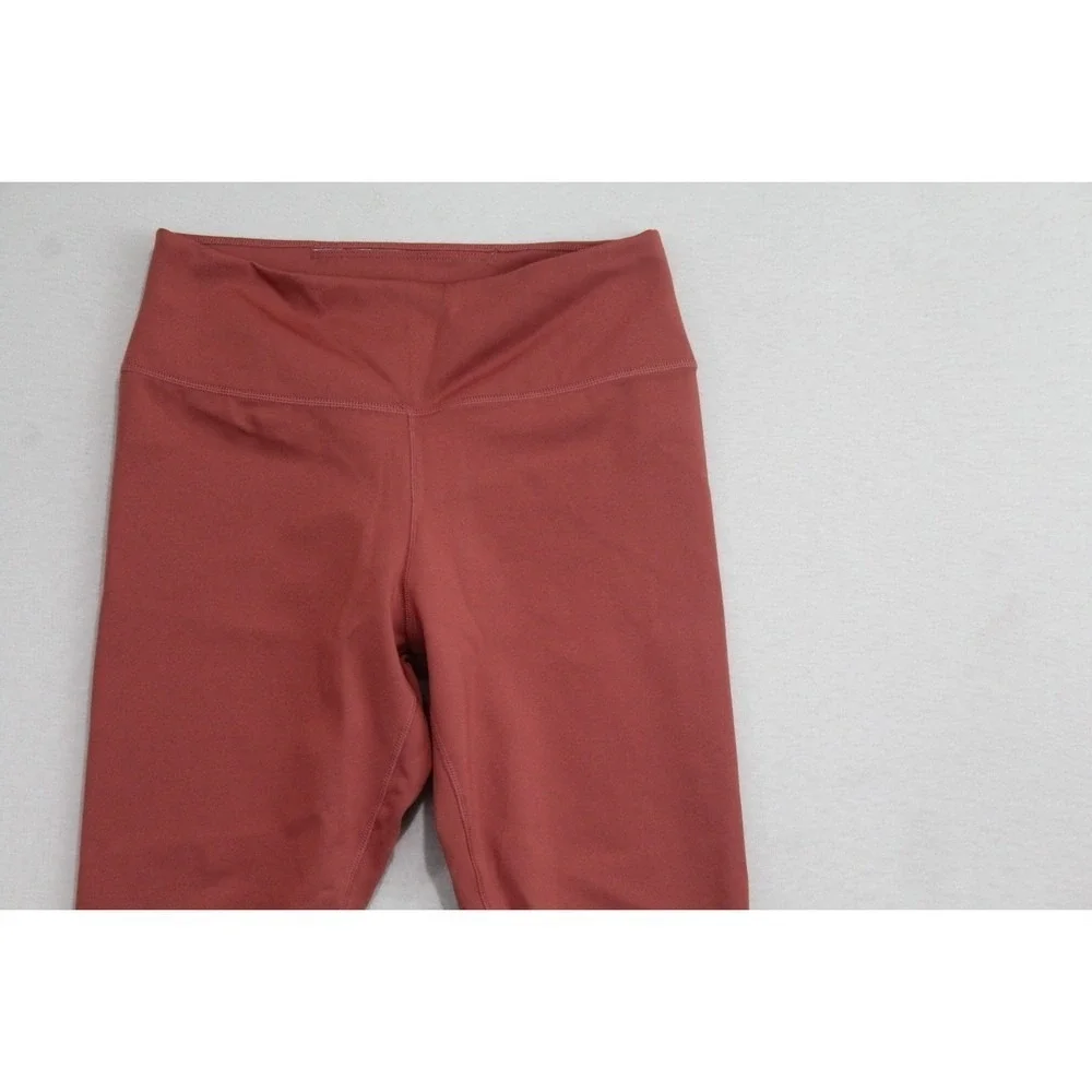 Nike Women Red Leggings Running Dri Fit Active Size Small